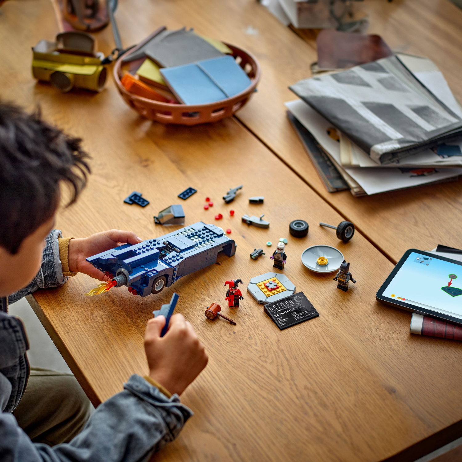 DC Batman™: Batman™ with the Batmobile™ vs. Harley Quinn™ and Mr. Freeze™