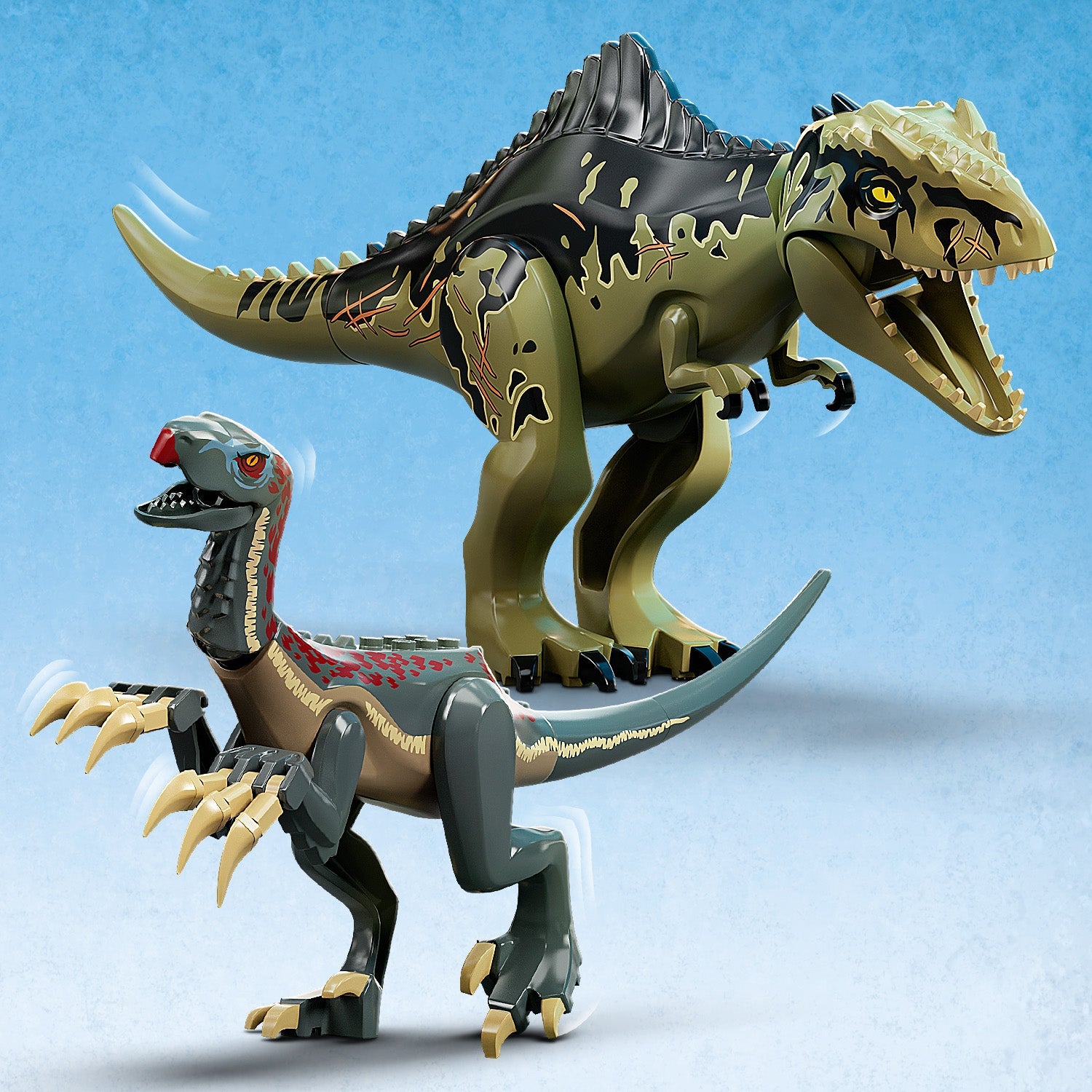 Jurassic World Giganotosaurus and Therizinosaurus Attack