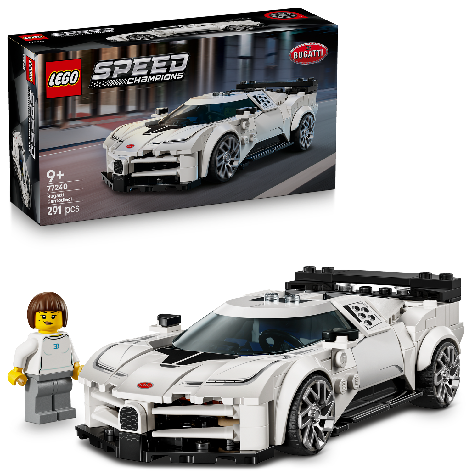 Speed Champions Bugatti Centodieci Hyper Sports Car