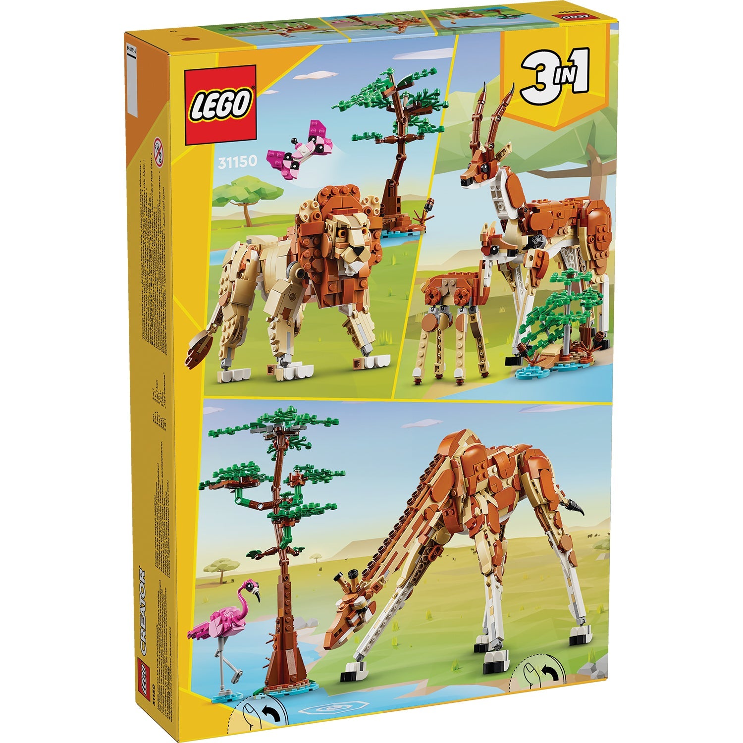 Creator 3-in-1 Wild Safari Animals