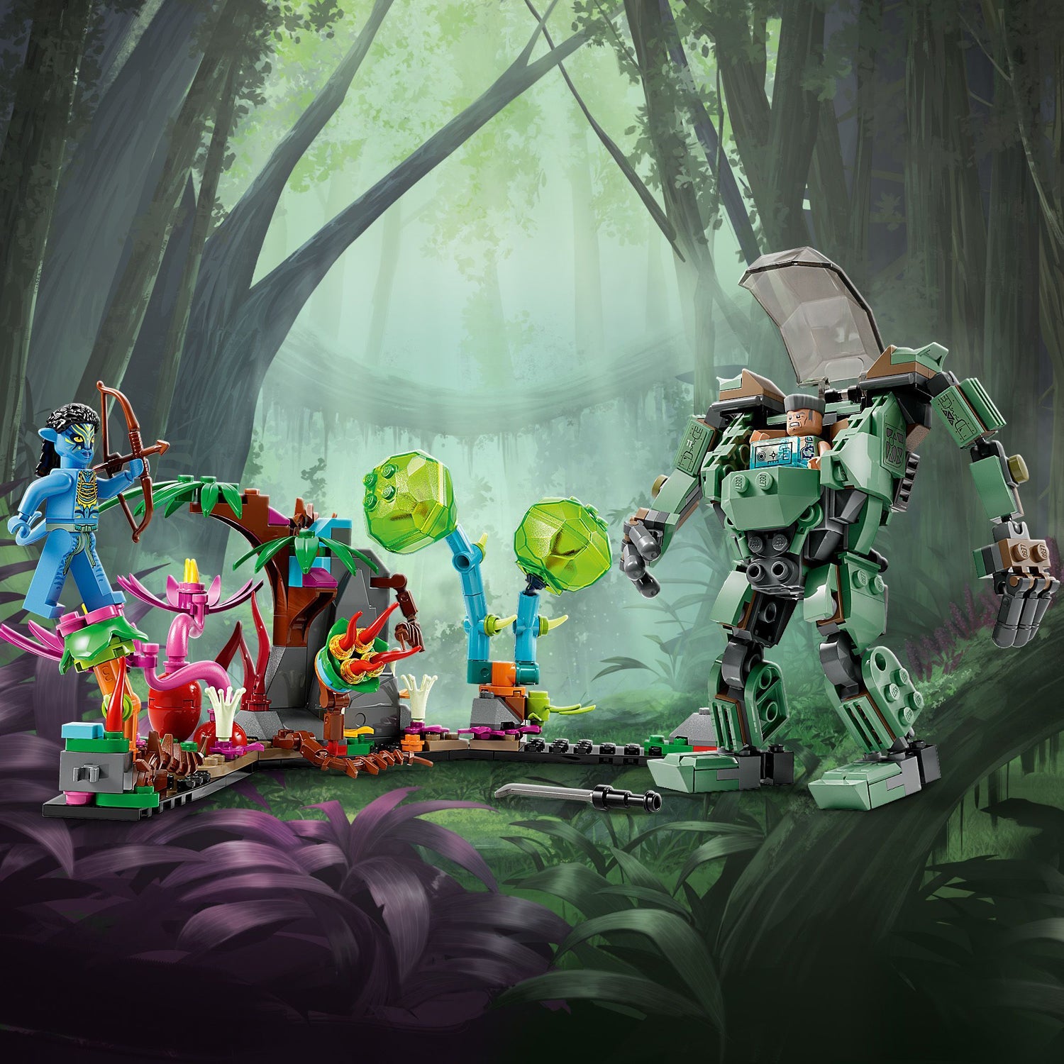 Avatar™ Neytiri & Thanator vs. AMP Suit Quaritch